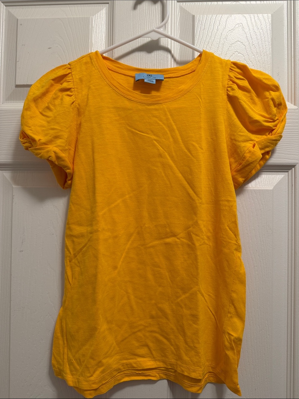 CeCe Golden Yellow Crewneck Tee